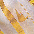 Kasava /white and gold sari of Kerala