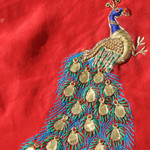 Danke ka Kaam / Embroidery with metal pieces and Zardozi of Udaipur, Rajasthan