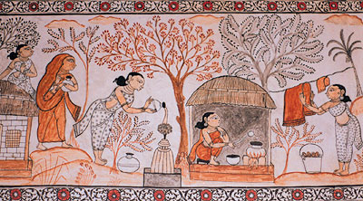 Mural Painting at Raghurajpur